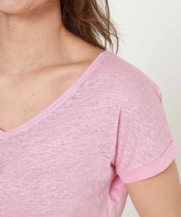 Linen Shirt V-Neck*GIULIA E TU Online