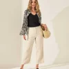 Linen Sleeveless Top*GIULIA E TU Cheap