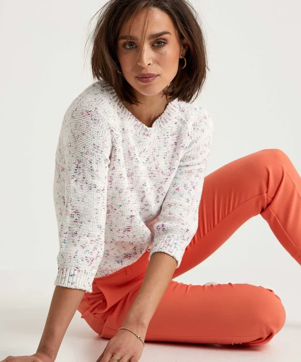 Melange Sweater Ribbon Yarn*GIULIA E TU Best