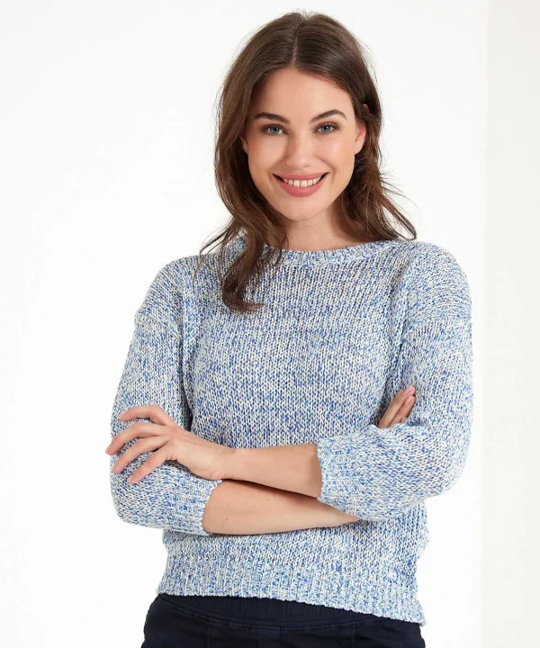 Melange Sweater Ribbon Yarn*GIULIA E TU Flash Sale