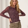 Mesh Shirt Millefleurs*GIULIA E TU Cheap
