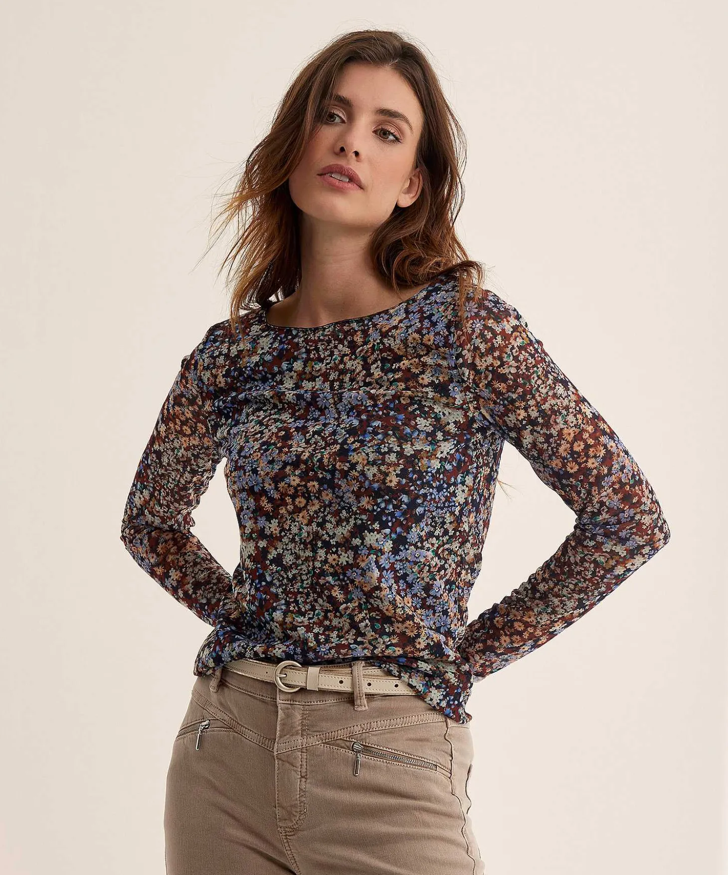 giulia_e_tu_mesh_shirt_mi_2.webp Mesh Shirt Millefleurs*GIULIA E TU Best