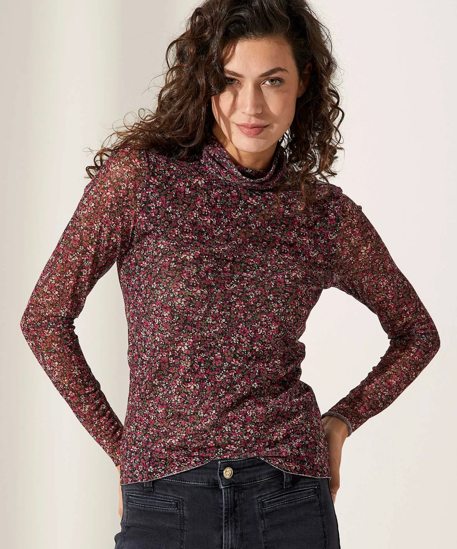 giulia_e_tu_mesh_turtlene_1-1.webp Mesh Turtleneck Millefleurs*GIULIA E TU Best Sale