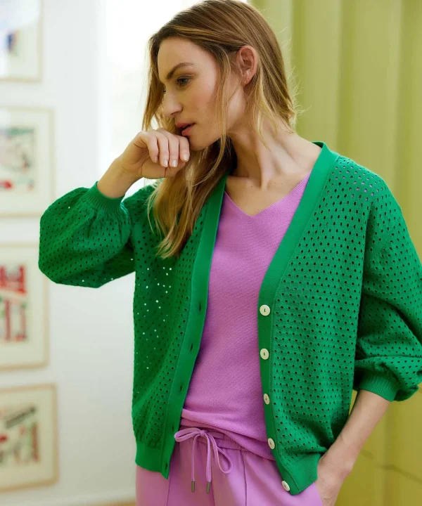 Openwork Cardigan*GIULIA E TU Discount