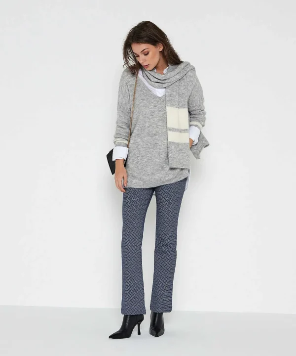 Oversized Sweater V-Neck*Giulia e Tu Fashion
