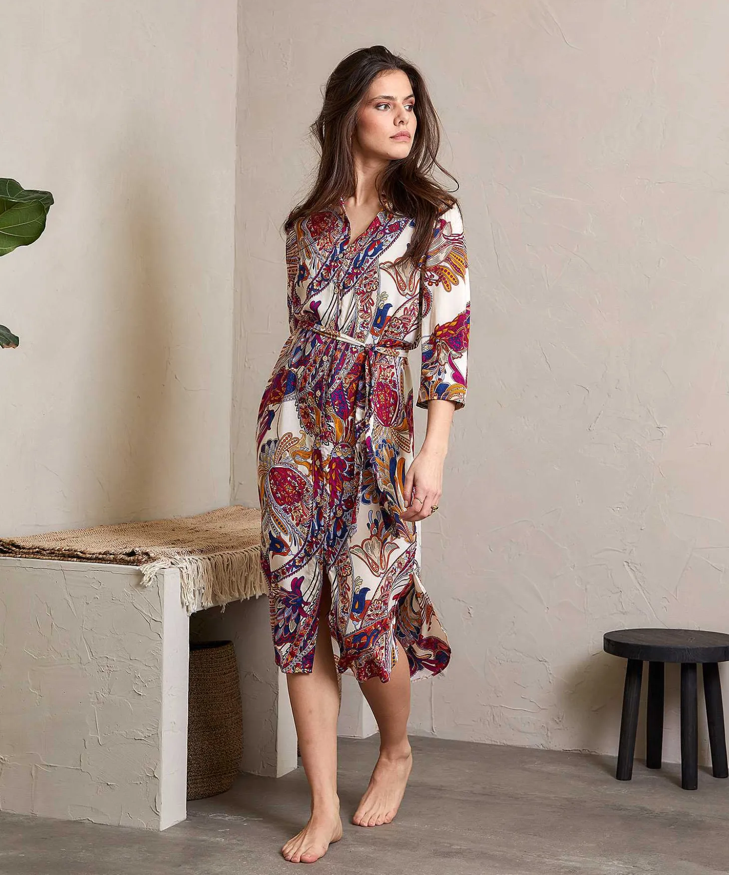 giulia_e_tu_paisley_butto_2.webp Paisley Button-Down Dress*GIULIA E TU Hot