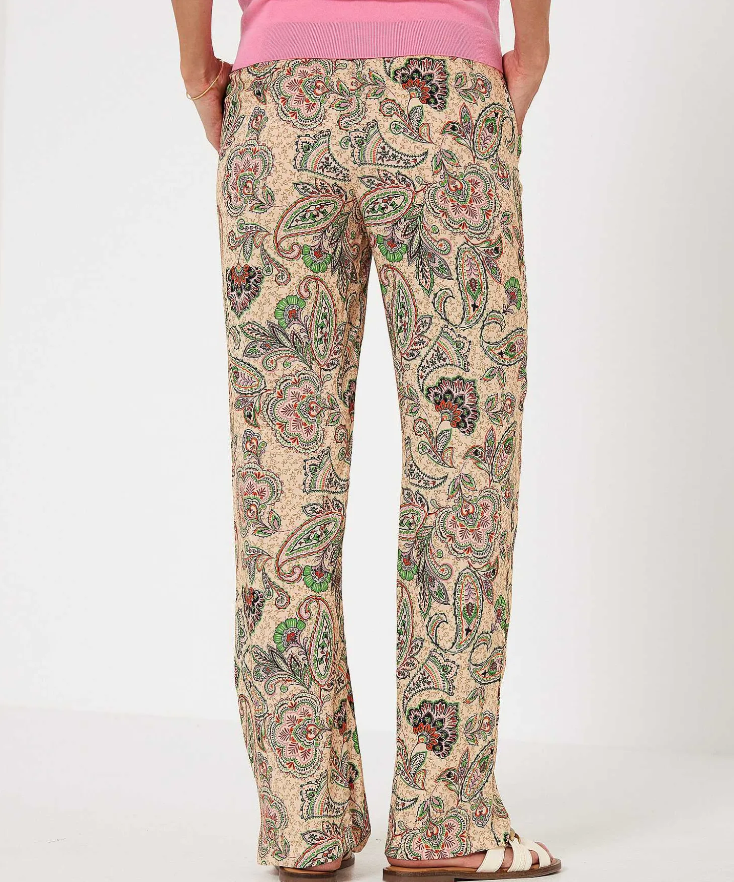 giulia_e_tu_palazzo_pants_1.webp Palazzo Pants Paisley Flower*GIULIA E TU Best Sale