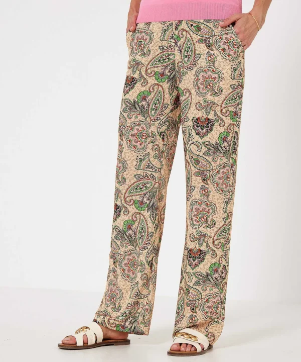 Palazzo Pants Paisley Flower*GIULIA E TU Best Sale