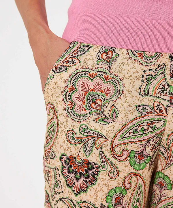 Palazzo Pants Paisley Flower*GIULIA E TU Best Sale