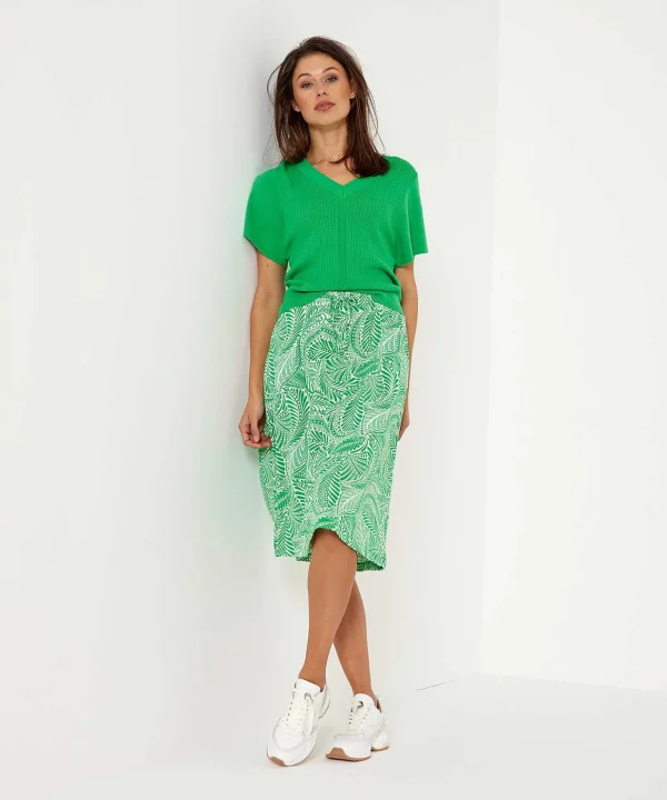 Pointelle Sweater V-Neck*GIULIA E TU Cheap