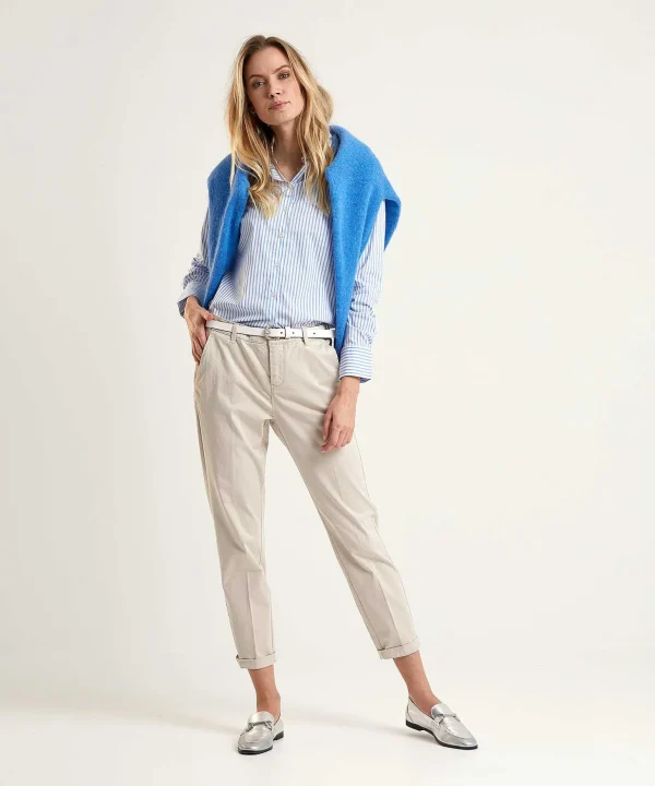 Poplin Blouse Stripe*GIULIA E TU Cheap