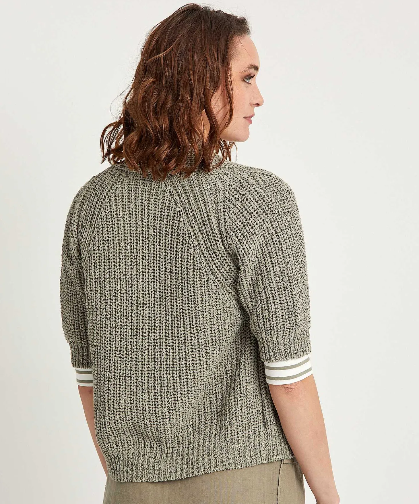 giulia_e_tu_ribbon_yarn_c_1.webp Ribbon Yarn Cardigan Short Sleeve*GIULIA E TU Best