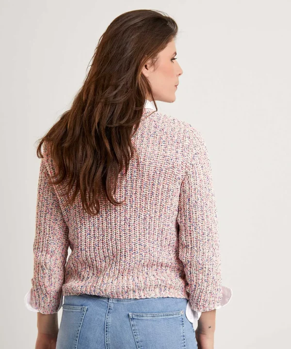 Ribbon Yarn Sweater Multicolor*GIULIA E TU Fashion