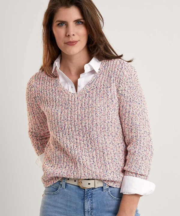 Ribbon Yarn Sweater Multicolor*GIULIA E TU Fashion