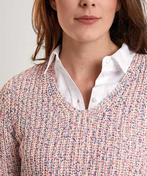 Ribbon Yarn Sweater Multicolor*GIULIA E TU Fashion