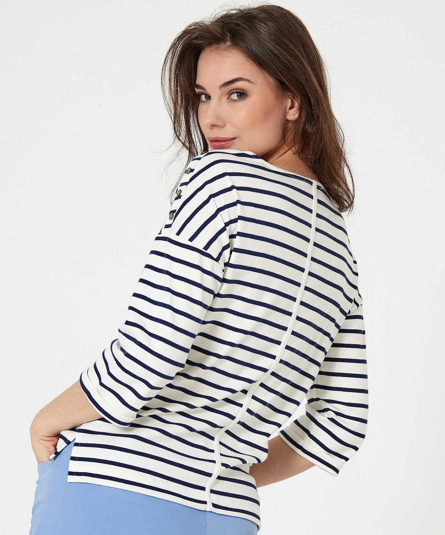 giulia_e_tu_shirt_breton__2-4.webp Shirt Breton Stripe Buttons*GIULIA E TU Online