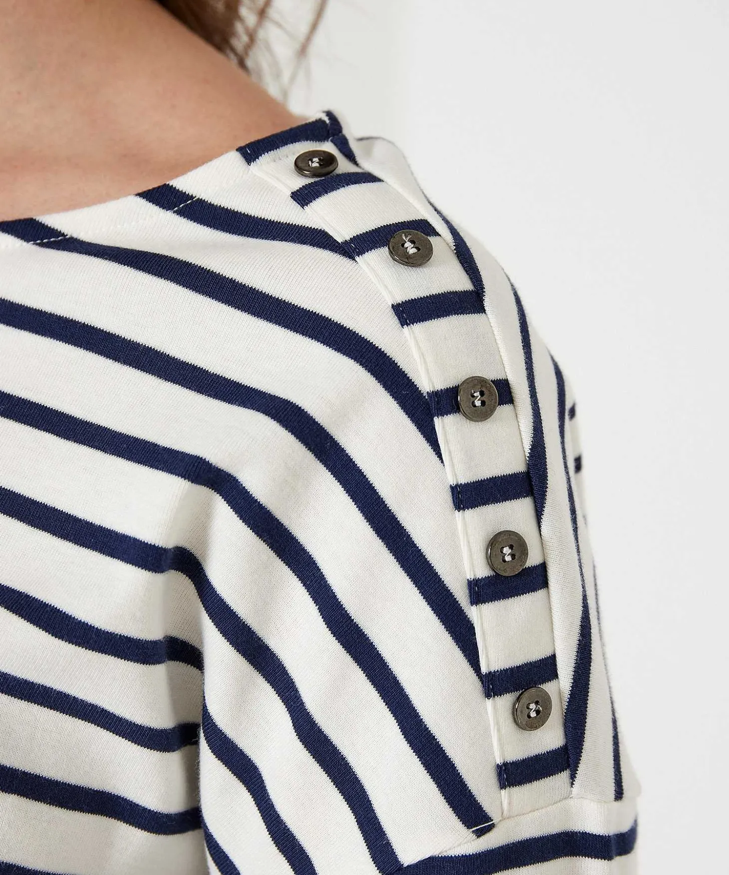 giulia_e_tu_shirt_breton__3-4.webp Shirt Breton Stripe Buttons*GIULIA E TU Online