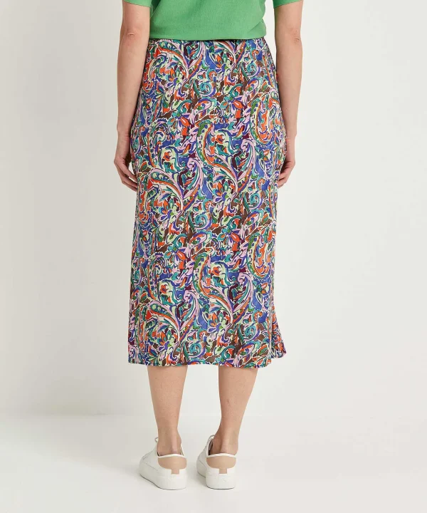 Skirt Multi Paisley*GIULIA E TU Best Sale