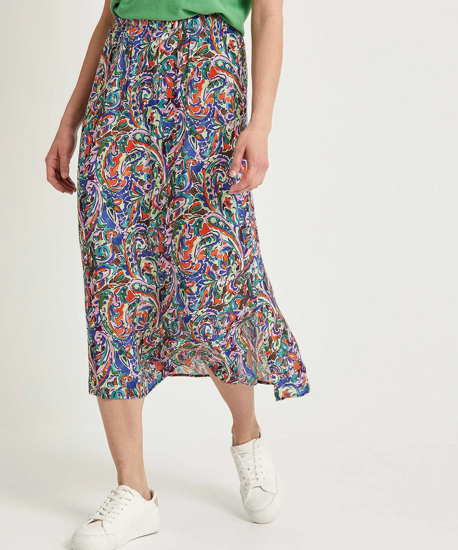 giulia_e_tu_skirt_multi_p_1.webp Skirt Multi Paisley*GIULIA E TU Best Sale