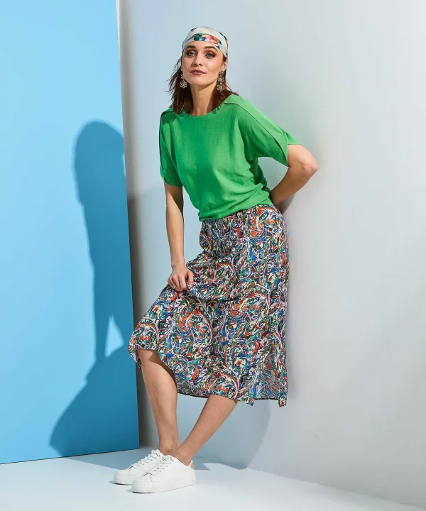 Skirt Multi Paisley*GIULIA E TU Best Sale