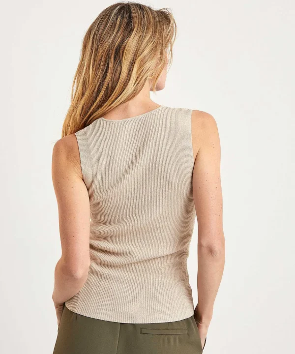 Sleeveless Sweater Lurex*GIULIA E TU Best Sale