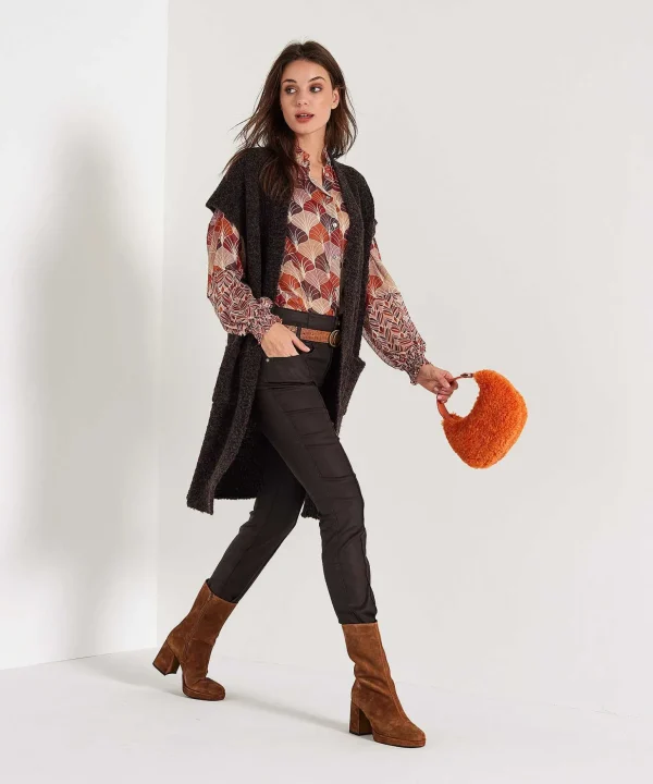 Sleeveless Vest Boucle*GIULIA E TU Hot