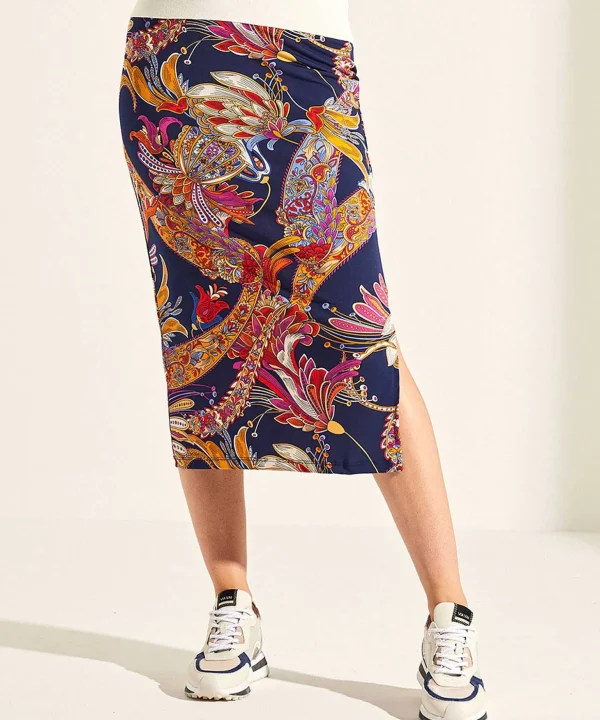 Slinky Skirt Multicolor Paisley*GIULIA E TU Store