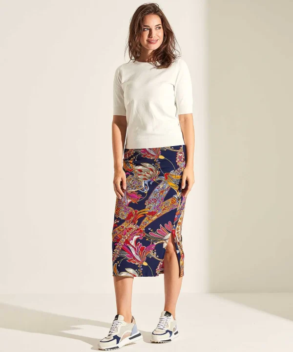 Slinky Skirt Multicolor Paisley*GIULIA E TU Store