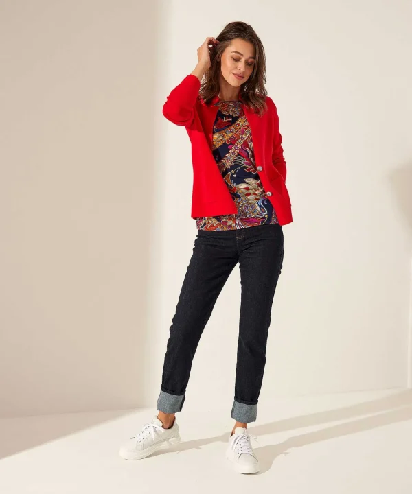 Slinky Top Multicolor Paisley*GIULIA E TU Discount