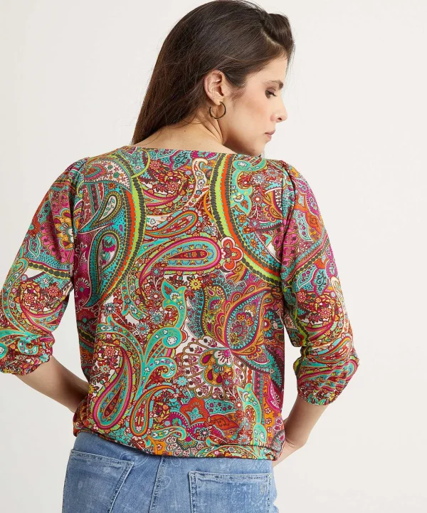 Slinky Top Paisley*GIULIA E TU Cheap