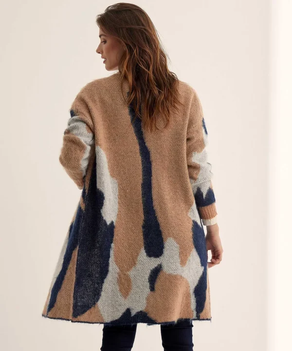 Swagger Cardigan Mohair Mix Jacquard*GIULIA E TU Outlet