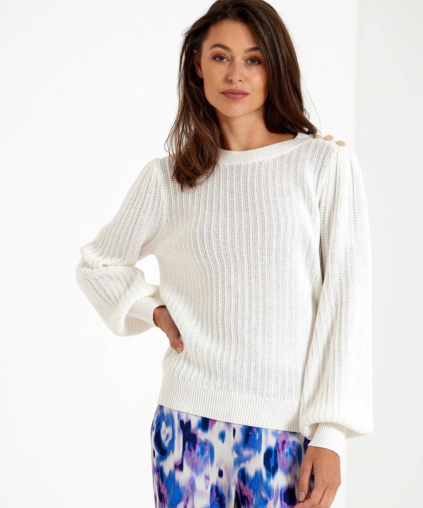 giulia_e_tu_sweater_fancy_1-2.webp Sweater Fancy Knit Buttons*GIULIA E TU Sale