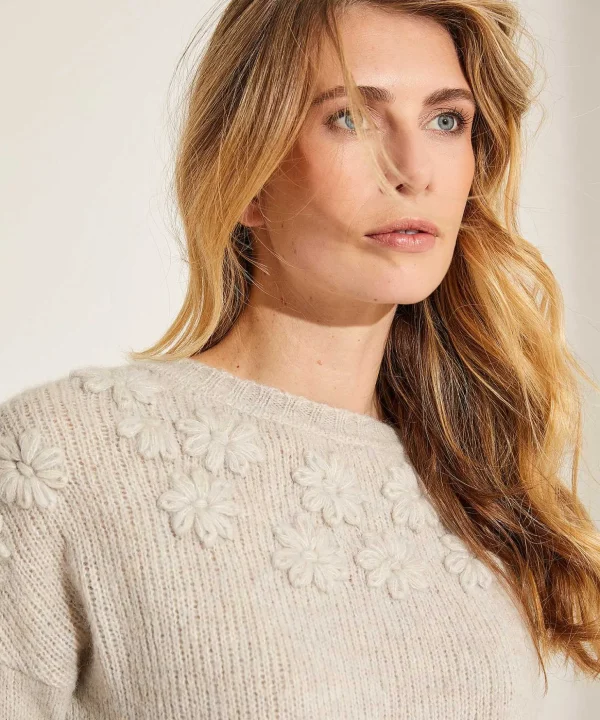 Sweater Flowers*GIULIA E TU Hot