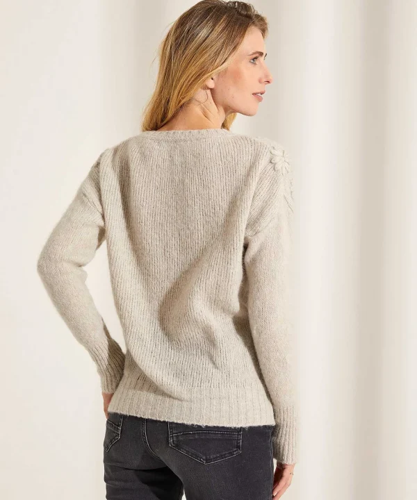 Sweater Flowers*GIULIA E TU Hot