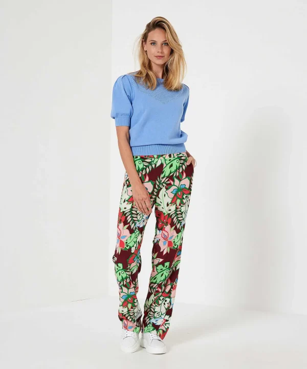 Sweater Openwork Neck*GIULIA E TU Cheap