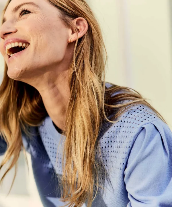 Sweater Openwork Neck*GIULIA E TU Cheap