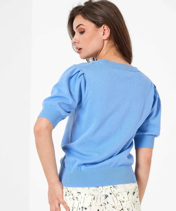 Sweater Openwork Neck*GIULIA E TU Cheap