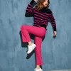 Sweater Stripes Button*GIULIA E TU Cheap