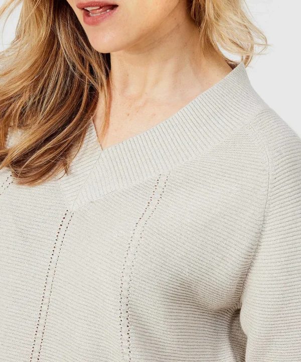 Sweater V-Neck Glitter*GIULIA E TU New
