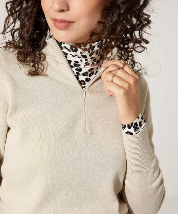 Sweater With Concealed Zipper*GIULIA E TU Online