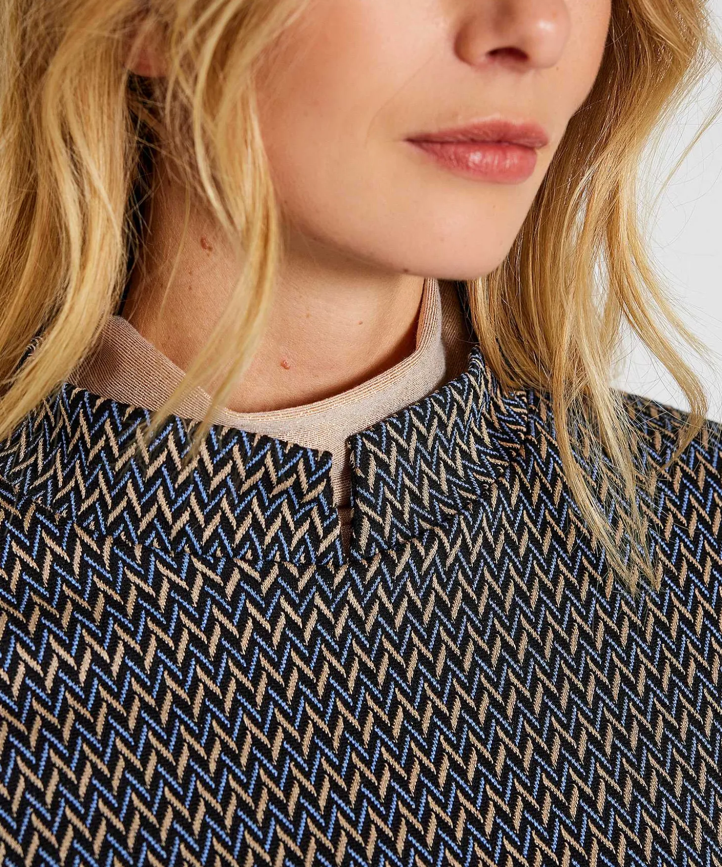 giulia_e_tu_top_herringbo_1.webp Top Herringbone Jacquard*GIULIA E TU Outlet