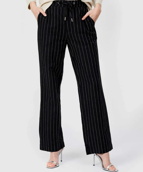 Trousers Linen Stripe*GIULIA E TU Sale