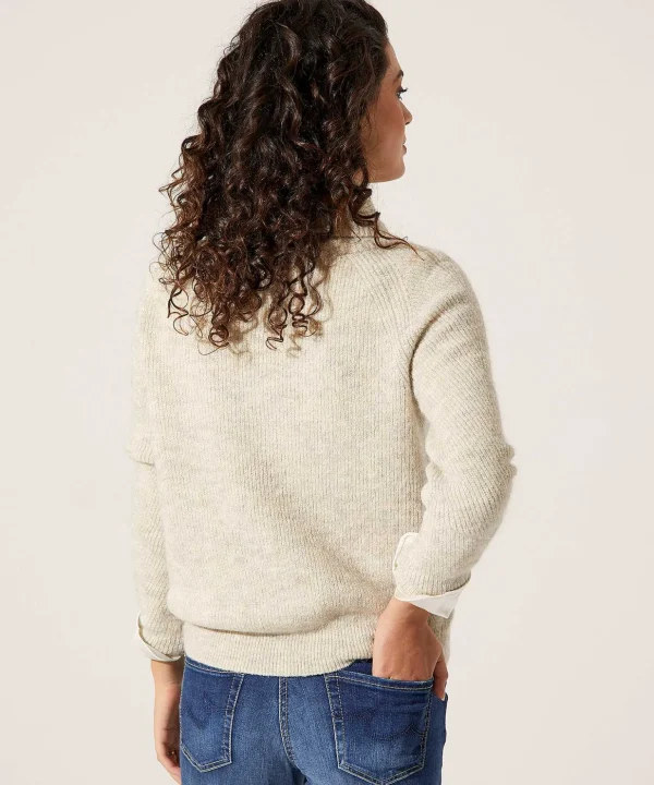 Turtleneck Diagonal Buttons*GIULIA E TU Store