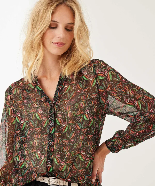 Voile Blouse All-Overprint*GIULIA E TU Shop
