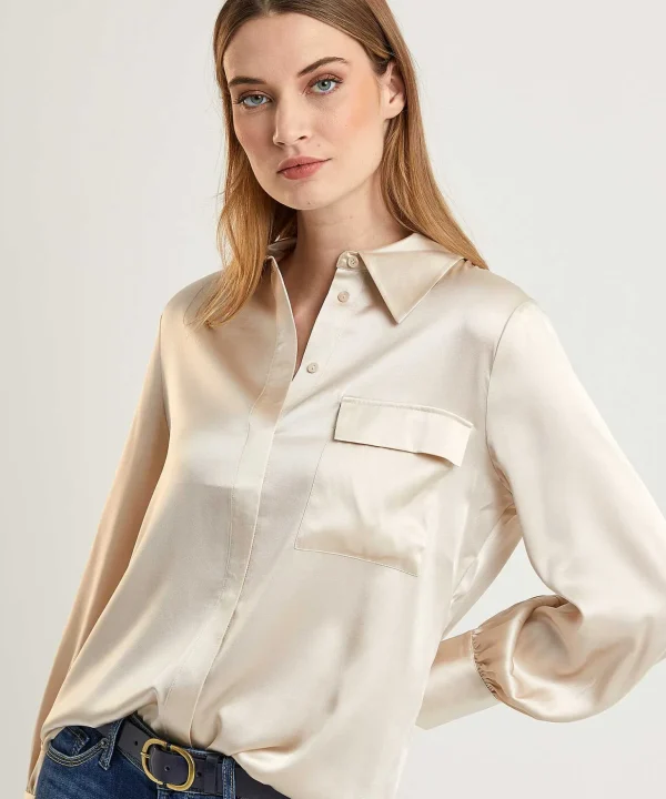 Silk Blouse*Herzen's Angelegenheit Hot