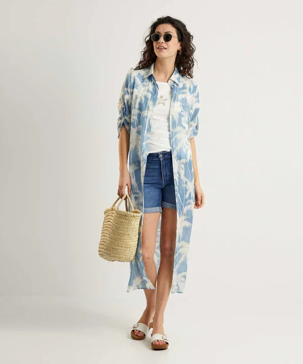 Cotton Voile Shirt Dress Taya*0039 ITALY Shop