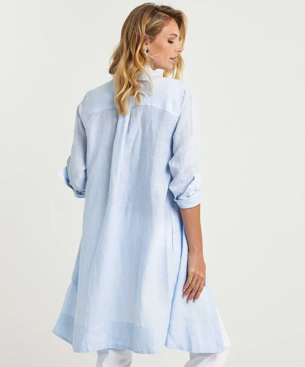 Linen Shirt Dress Gracia*0039 ITALY Cheap
