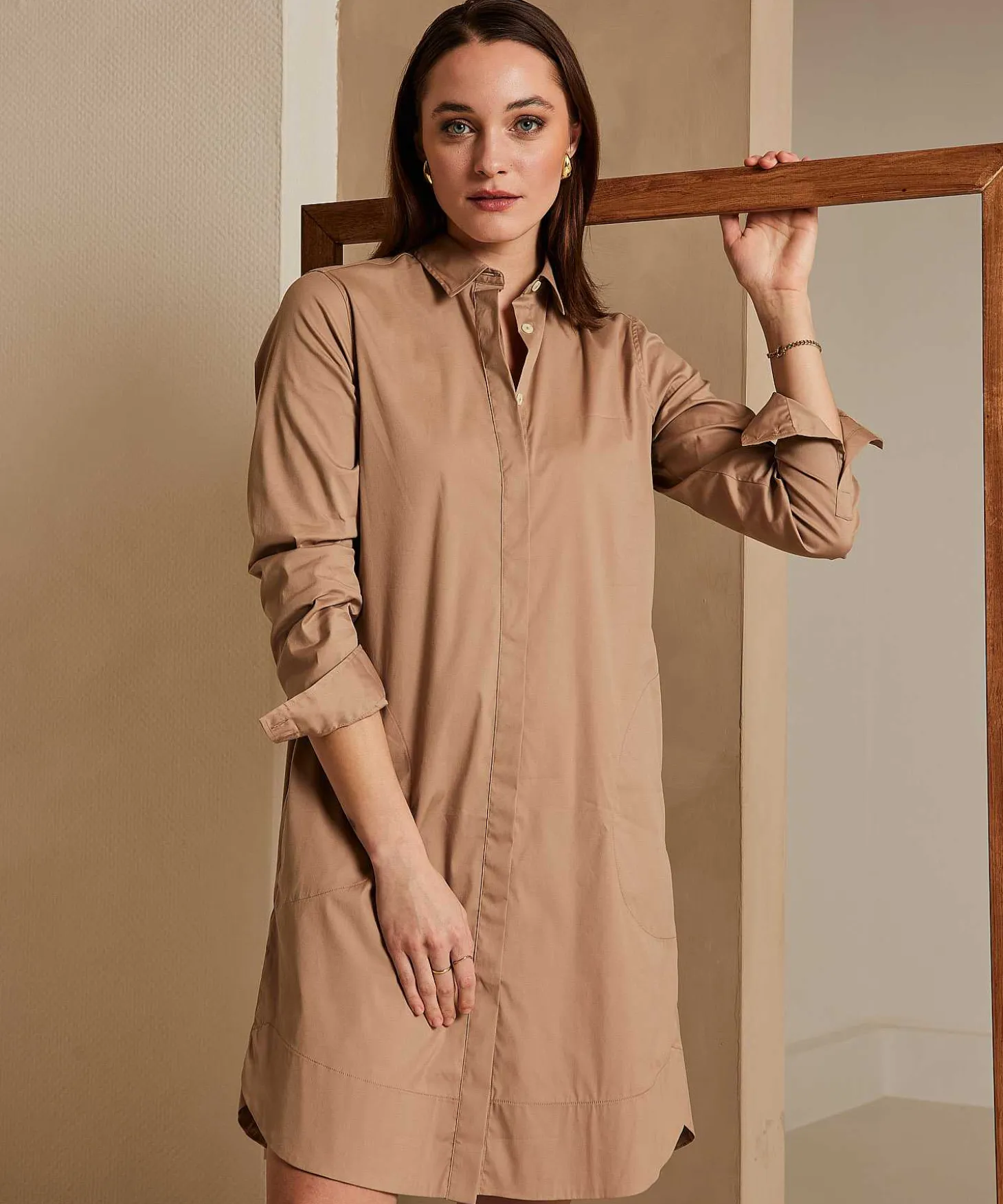 italy_poplin_shirt_dress_0-1.webp Poplin Shirt Dress Gracia*0039 ITALY Clearance