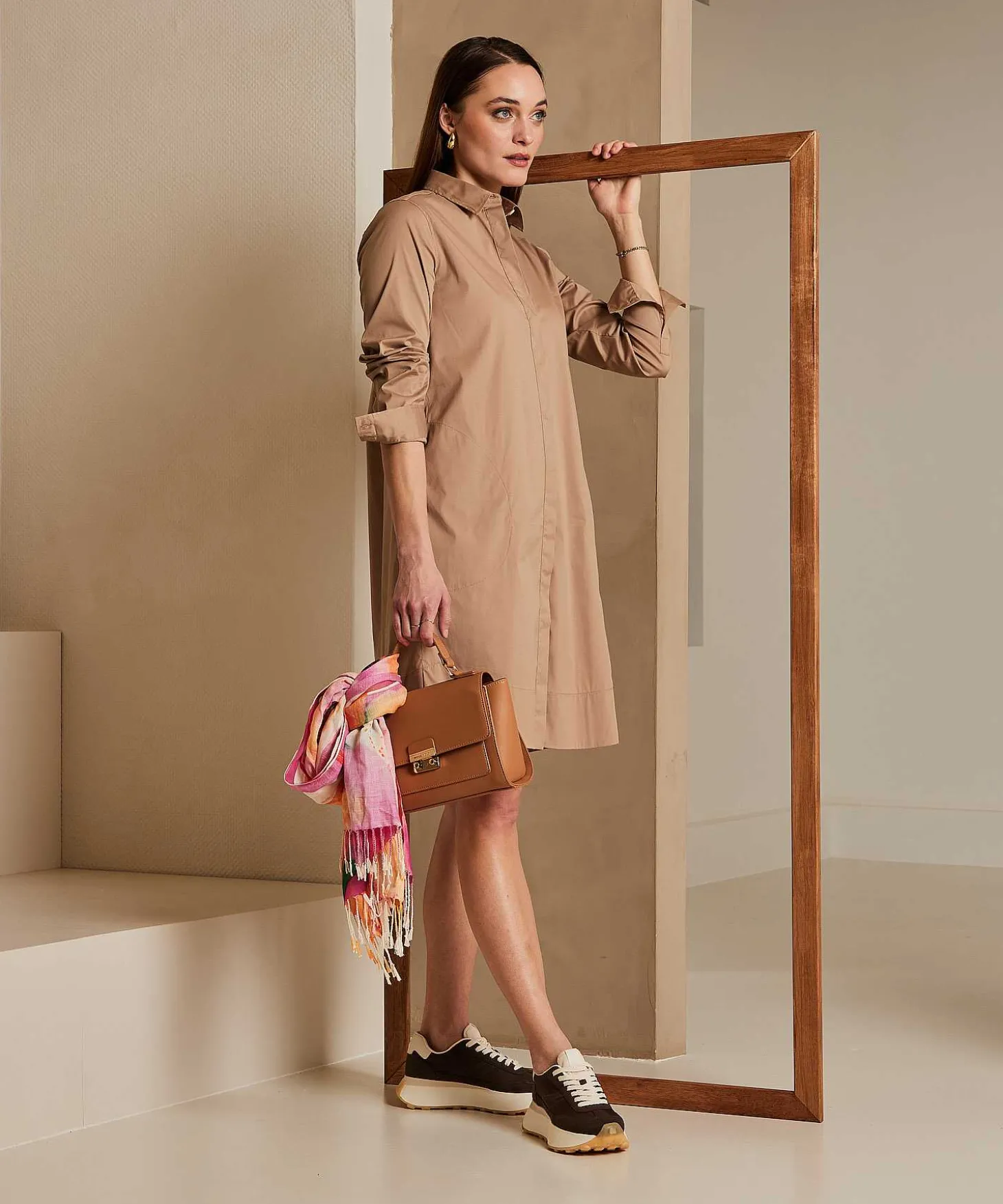 italy_poplin_shirt_dress_1-1.webp Poplin Shirt Dress Gracia*0039 ITALY Clearance