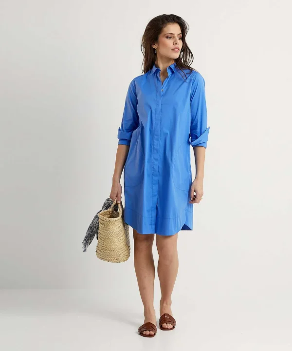 Poplin Shirt Dress Gracia*0039 ITALY Hot